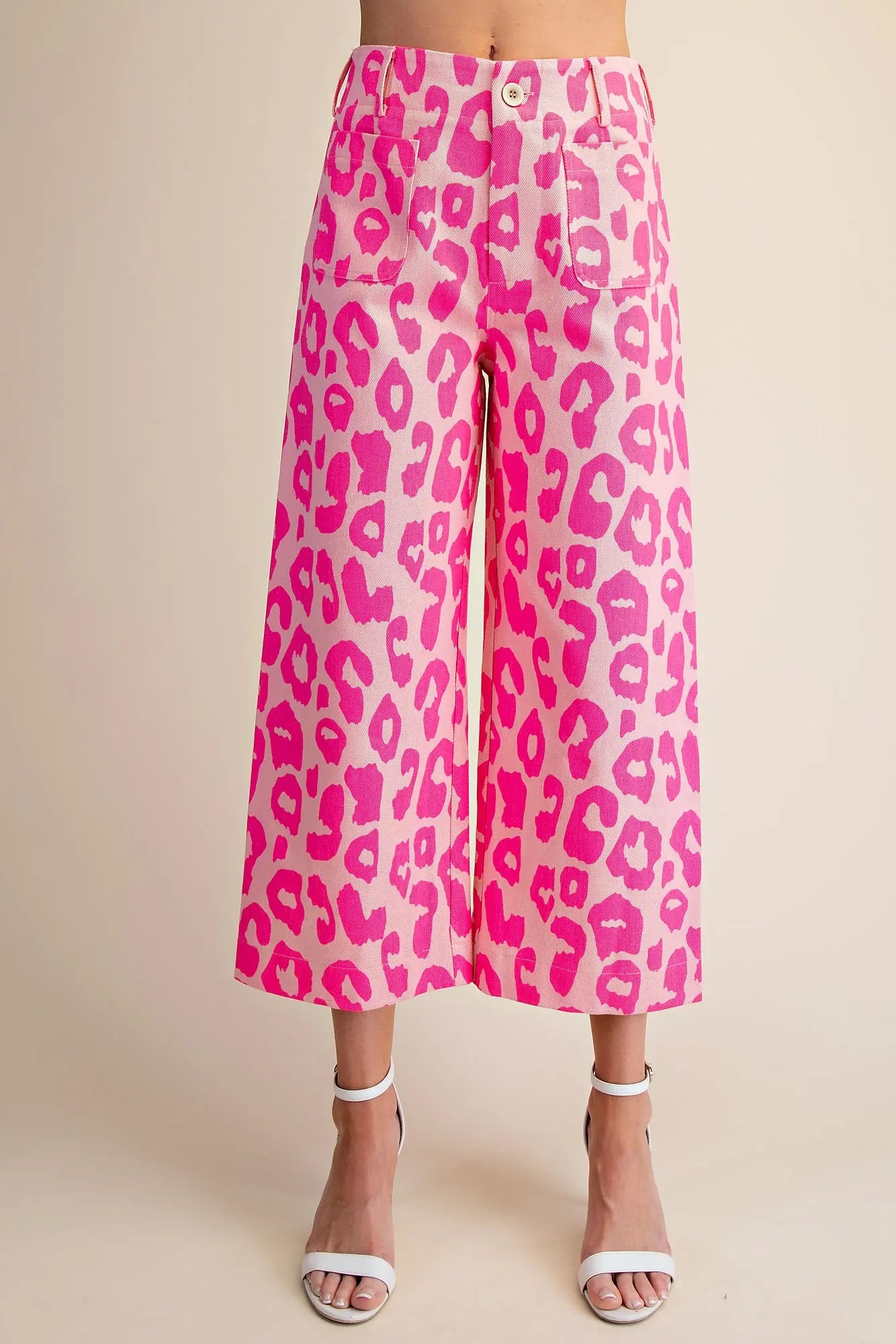 Glam leopard pants