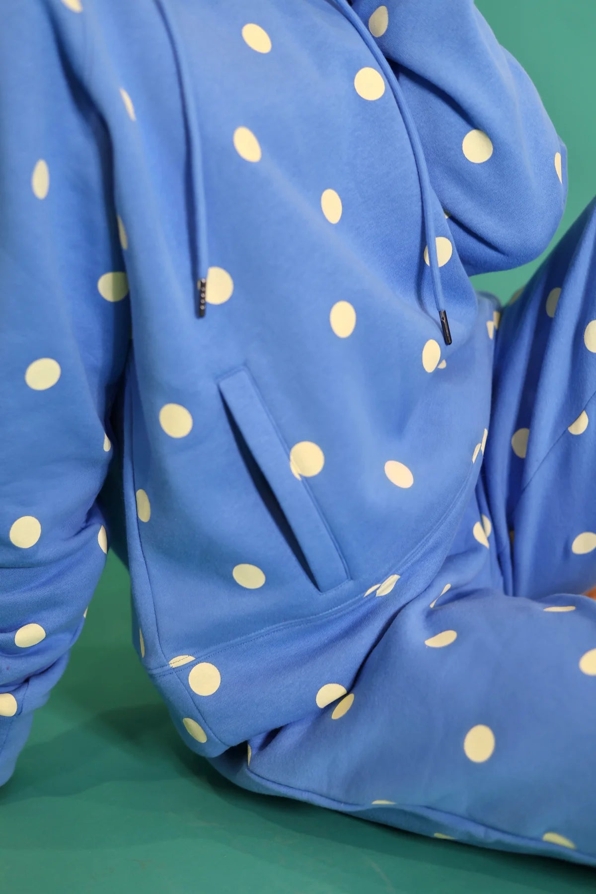 Poppy and Pine Blue Polka Dot Set