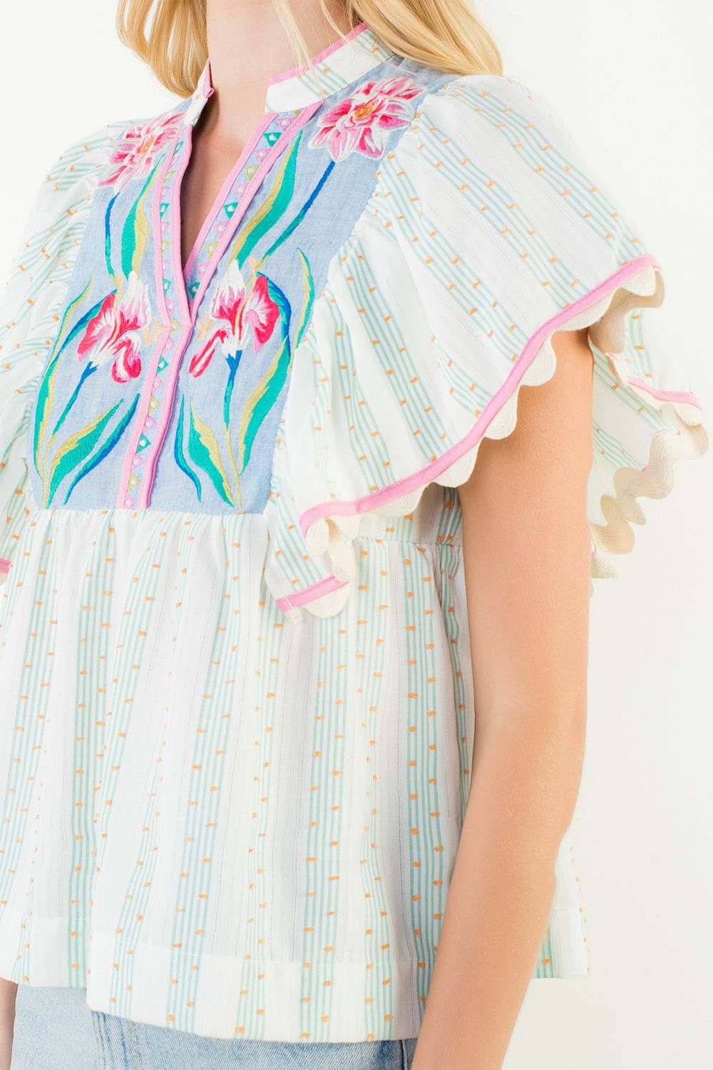 THML pink and white floral