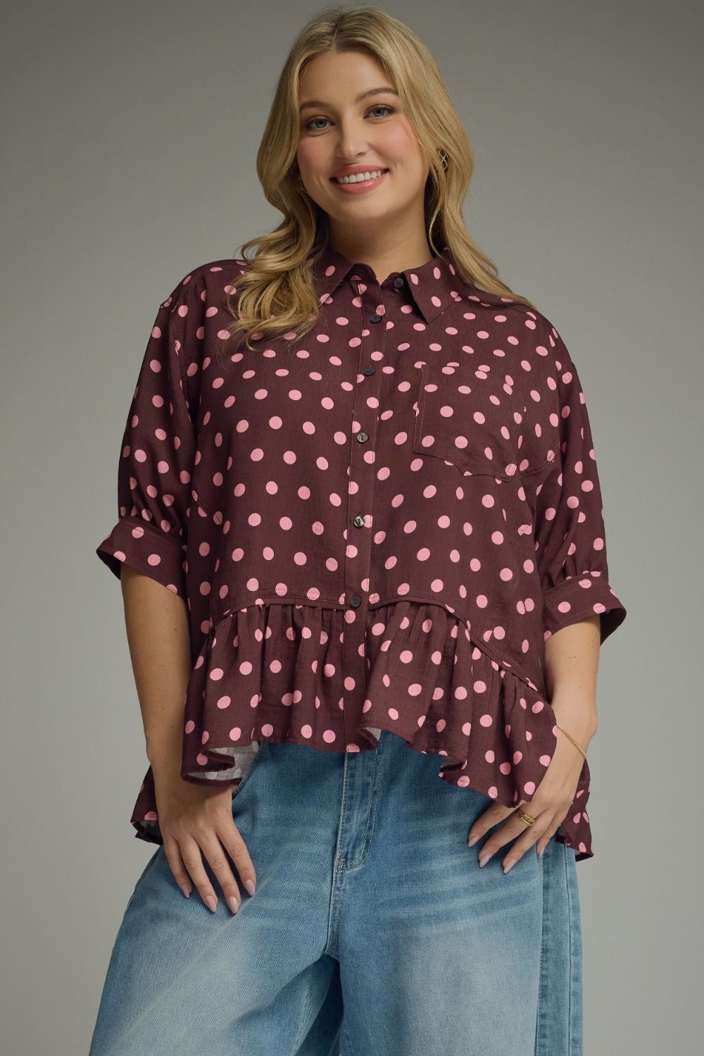 Entro Polka Dot ruffle bottom