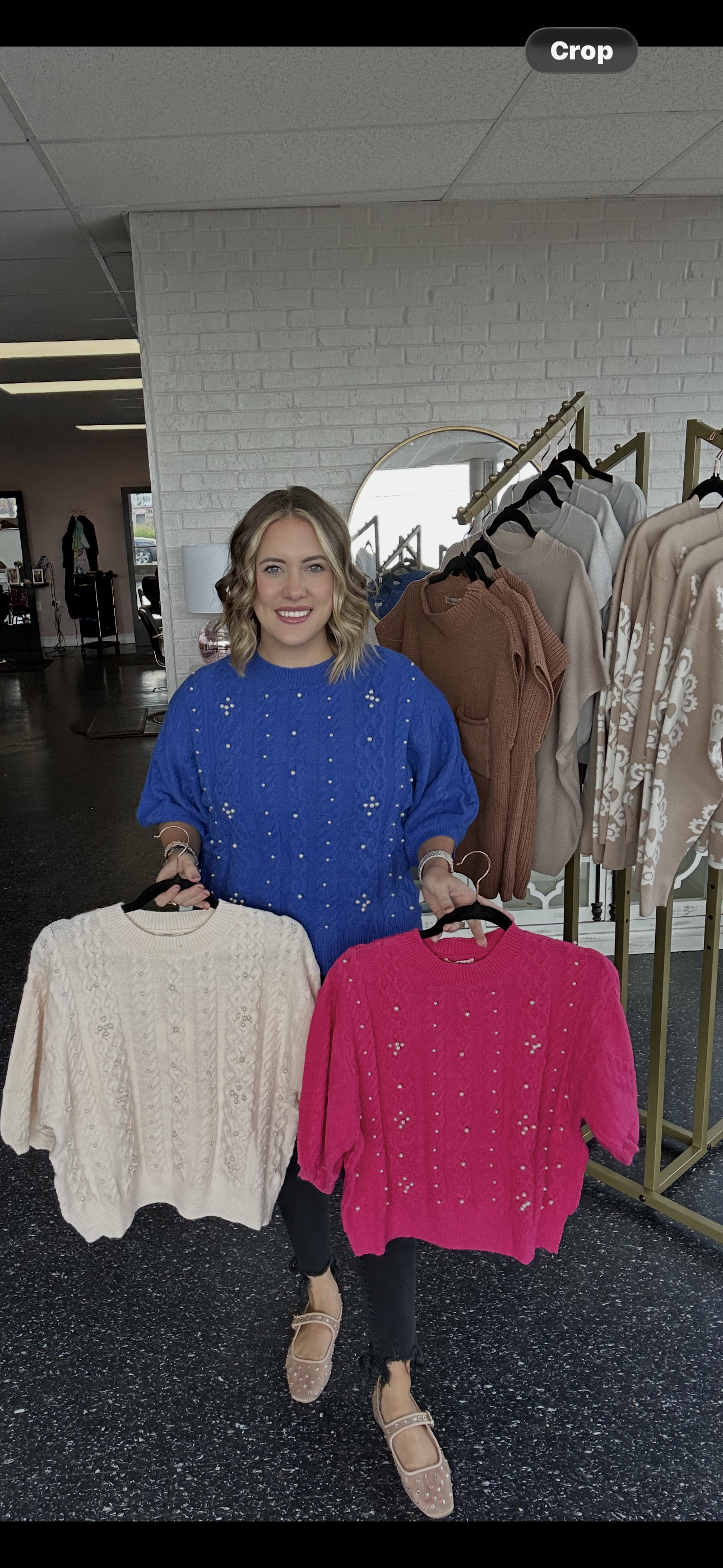 Pearl Top Pink