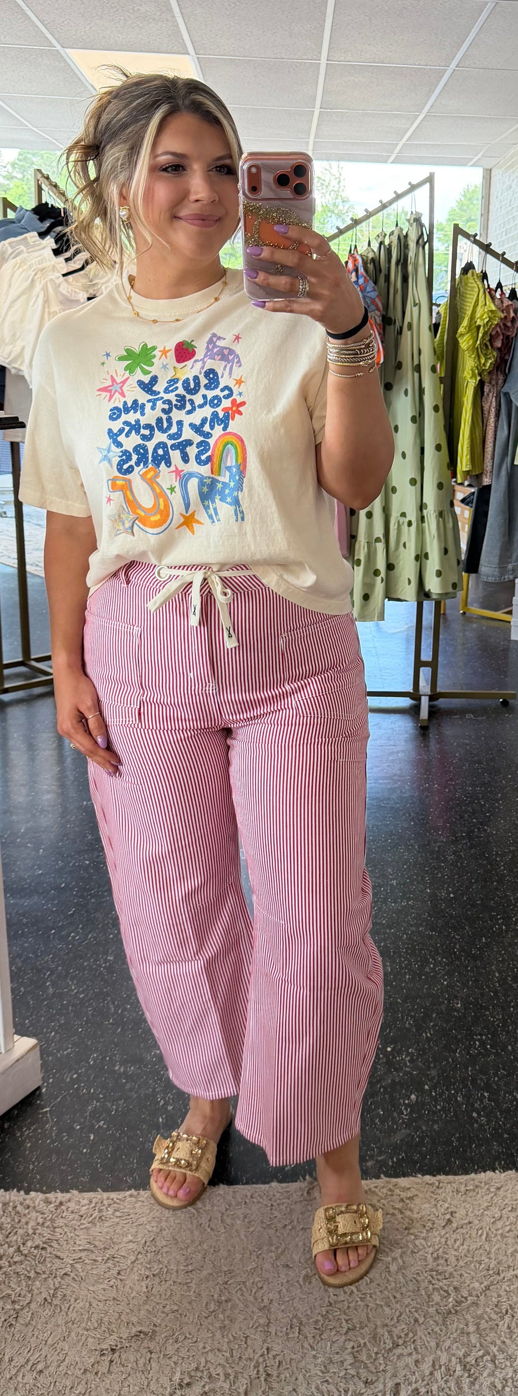 Jodifl Red Stripe pants