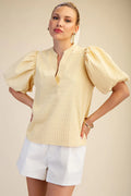 Butter Yellow Top