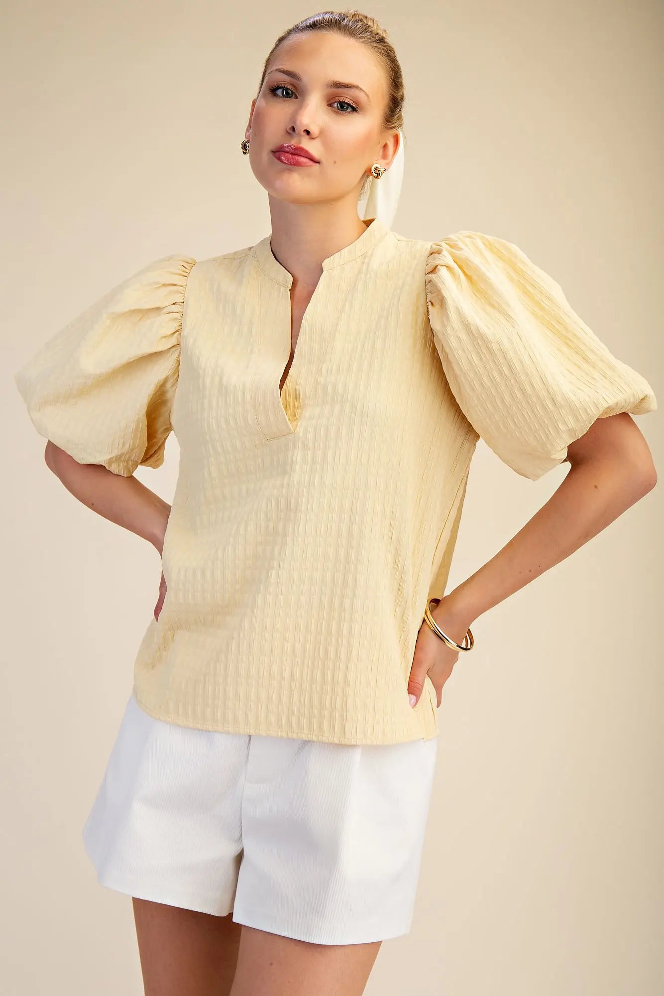 Butter Yellow Top
