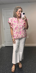 Olivaceous Rose Top