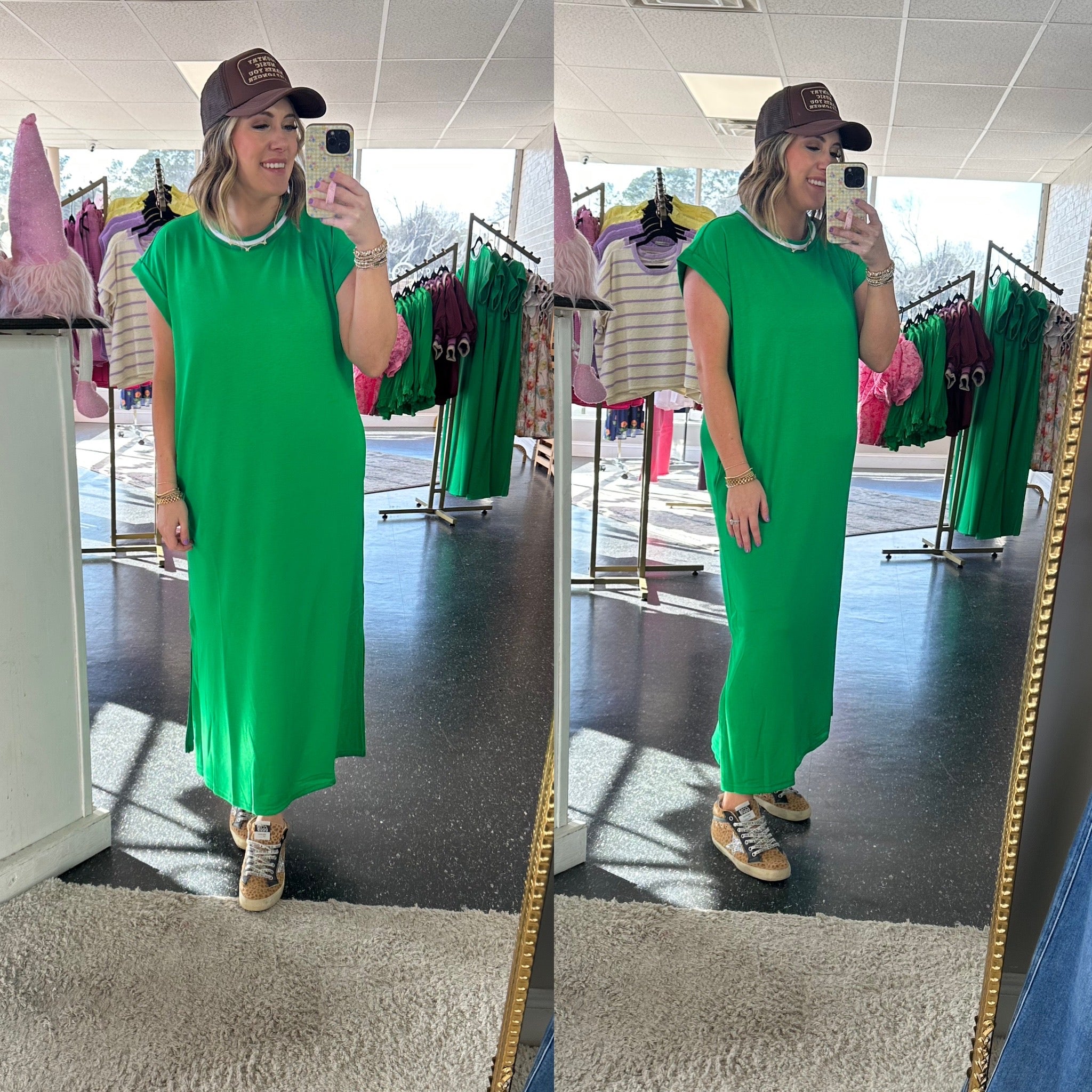 Green dress