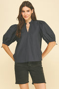 Pinch Navy Top