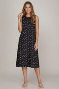 She&Sky Black polka dot Dress