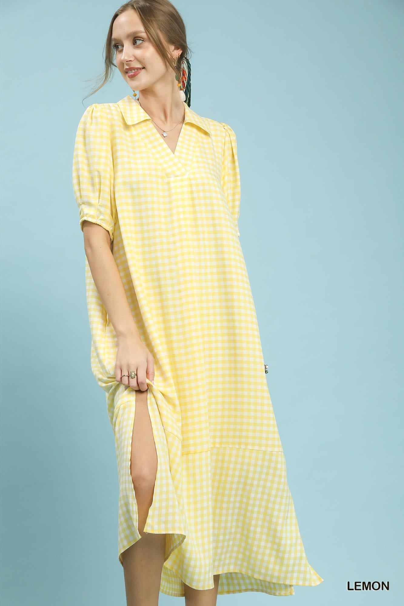 Umgee Long yellow Dress