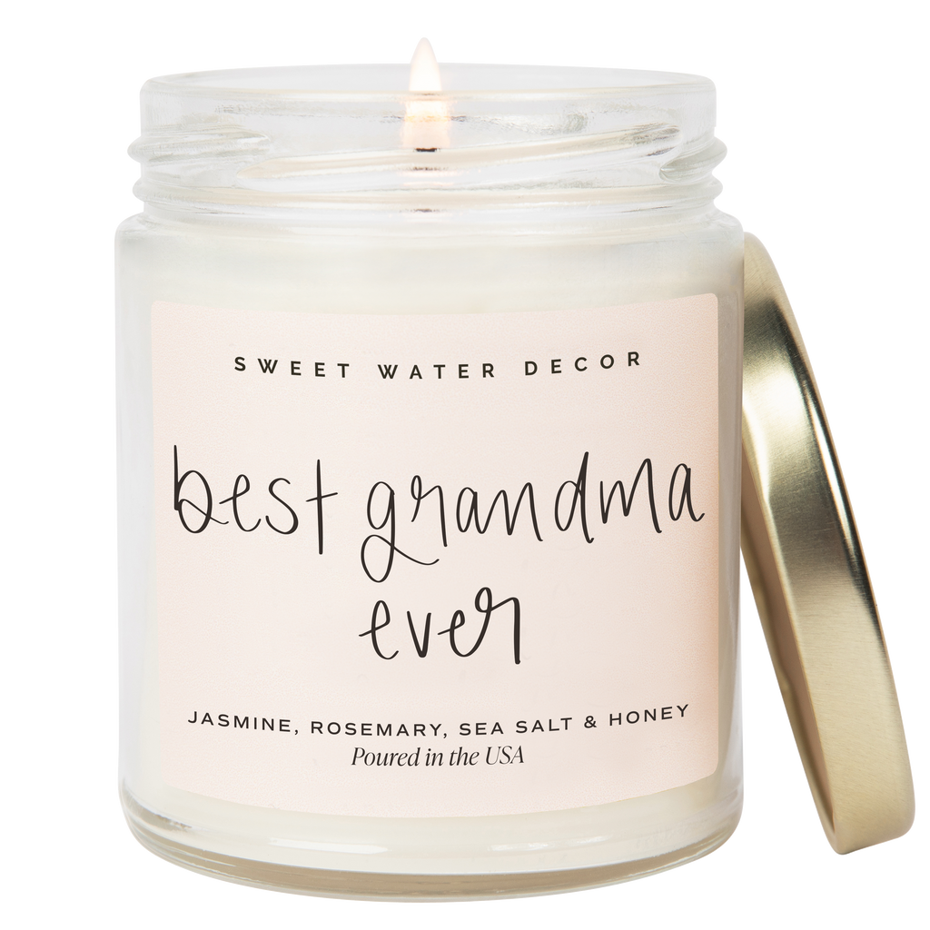 Best Grandma Ever 9 oz Soy Candle - Home Decor & Gifts