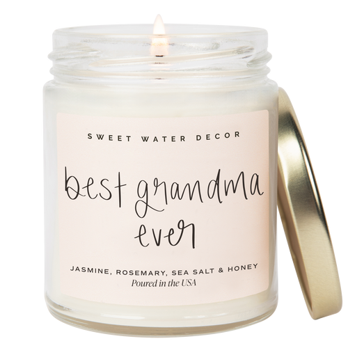 Best Grandma Ever 9 oz Soy Candle - Home Decor & Gifts