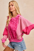 Leopard block top