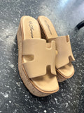 Tan Wedge