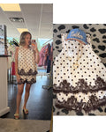 Entro chocolate polka dot set
