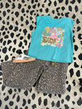 Rodeo turquoise tee