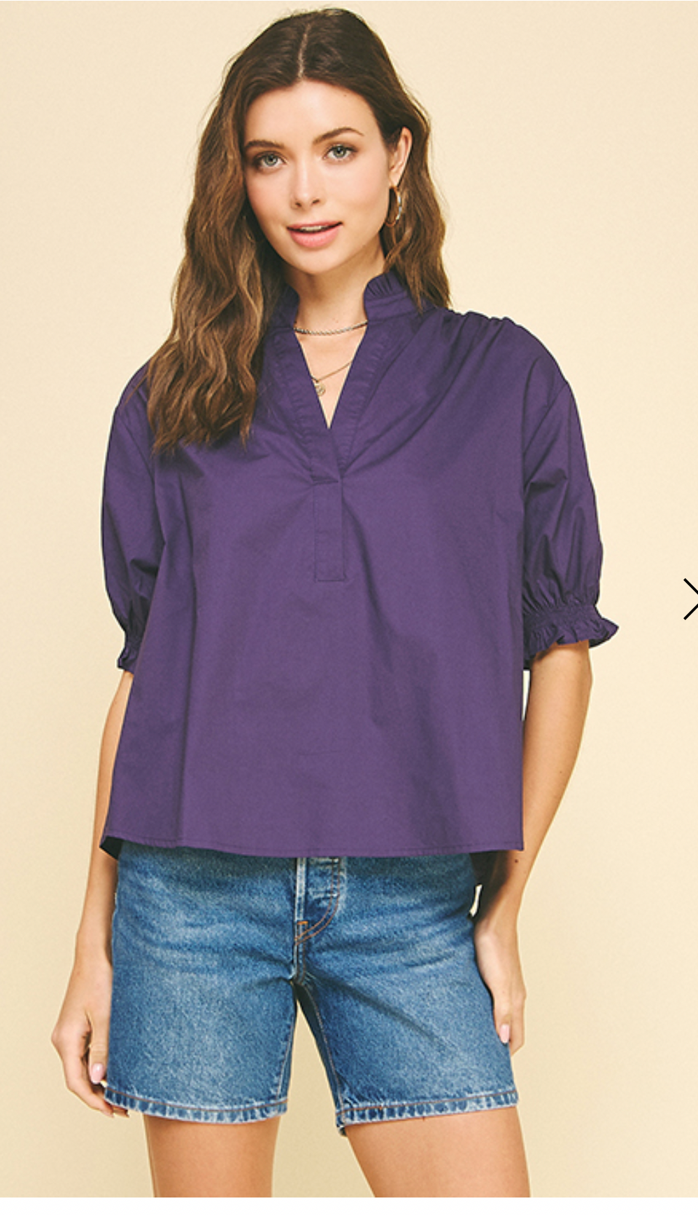 Pinch Dark purple top