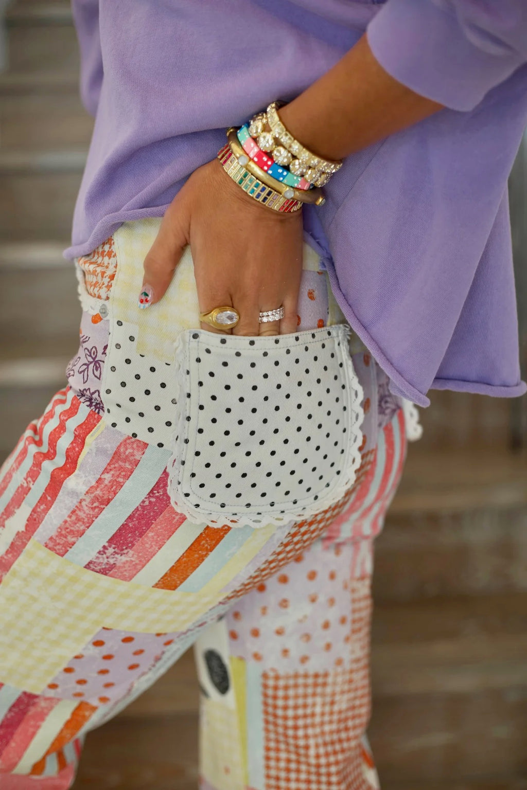 Poppy and Pine Patchwork Pants