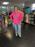 Hot Pink Curvy Top