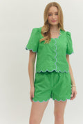 Entro Green Scallop Set