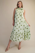 Glam Green Polka Dot