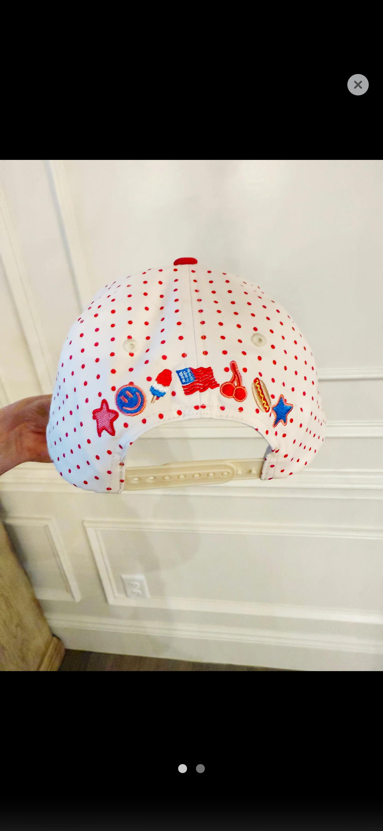 Made in America poppy & pine hat