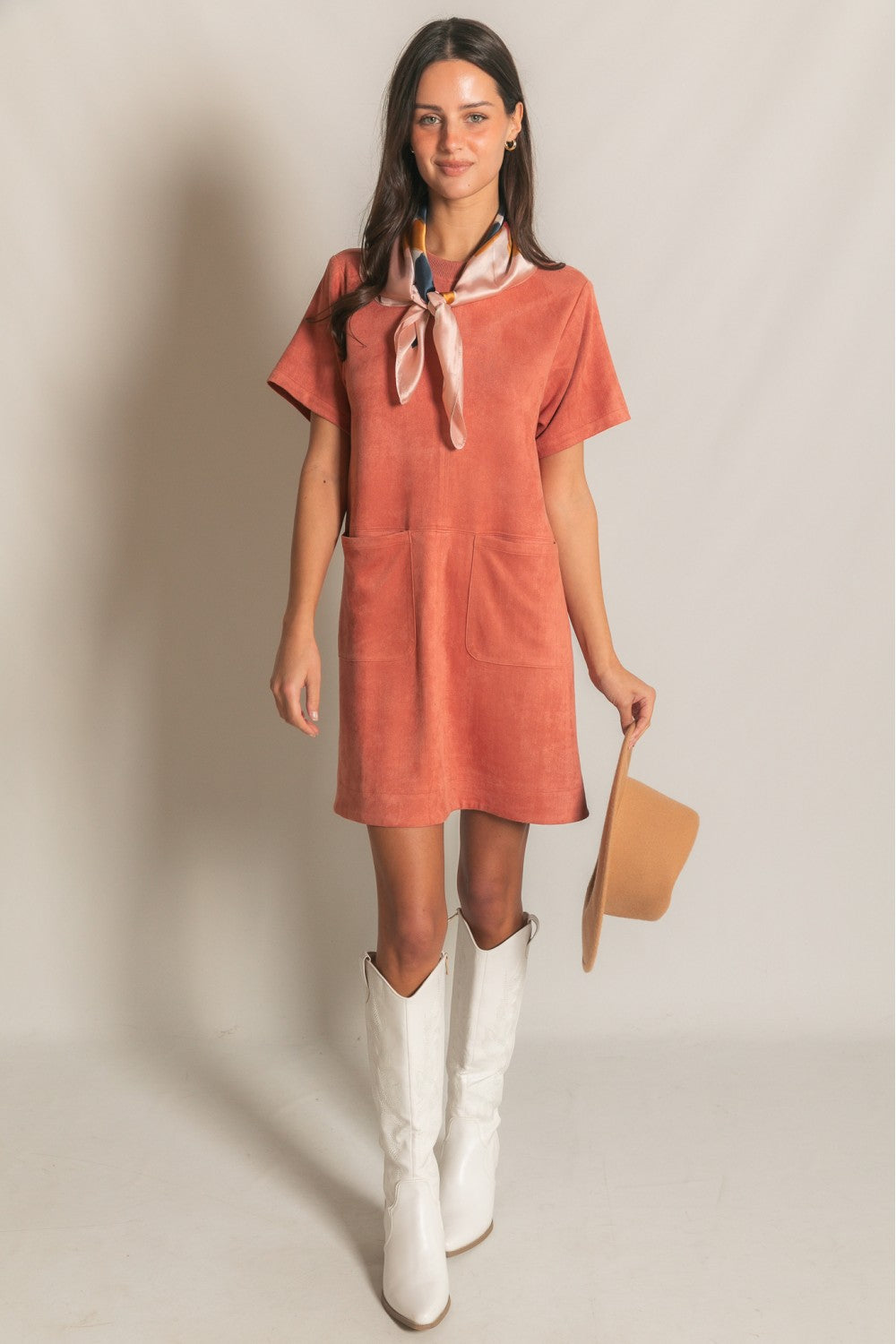 Before you suede dress