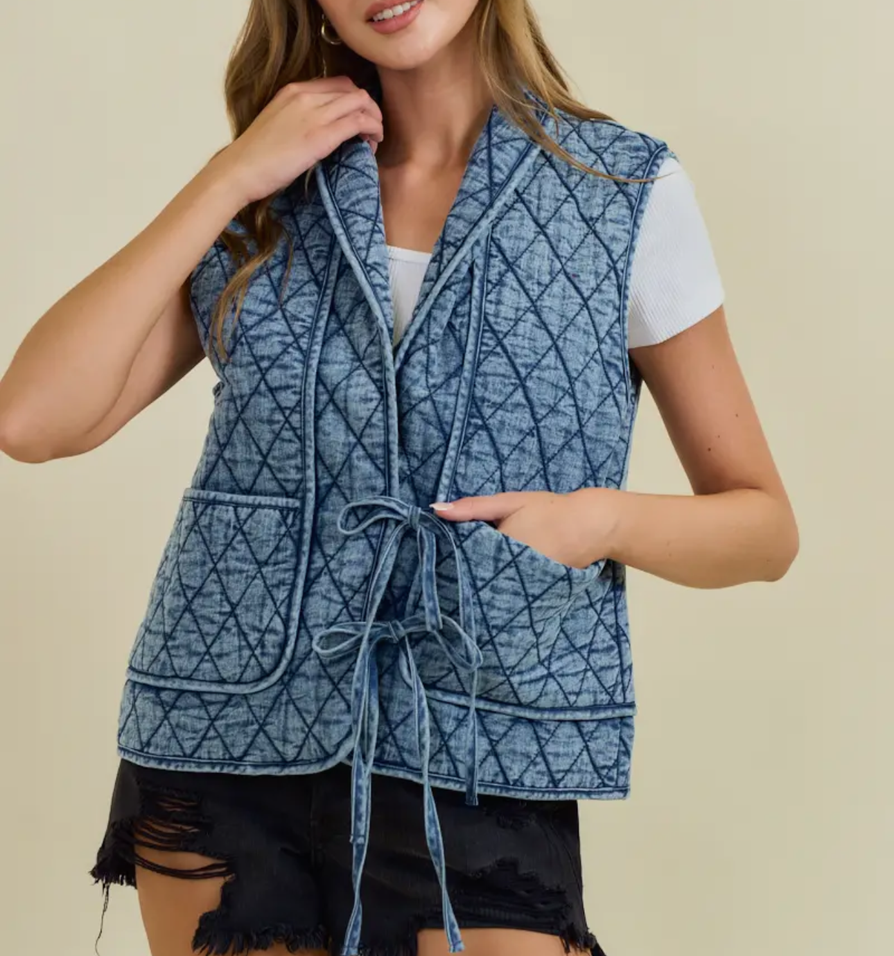 Denim Vest￼