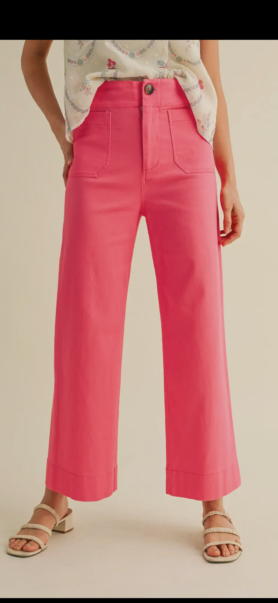 Berry pink jeans