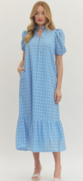 Blue dress