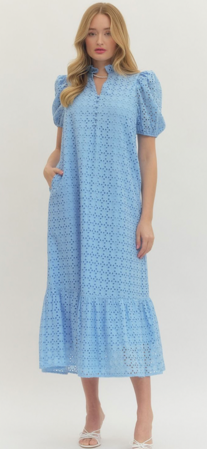 Blue dress