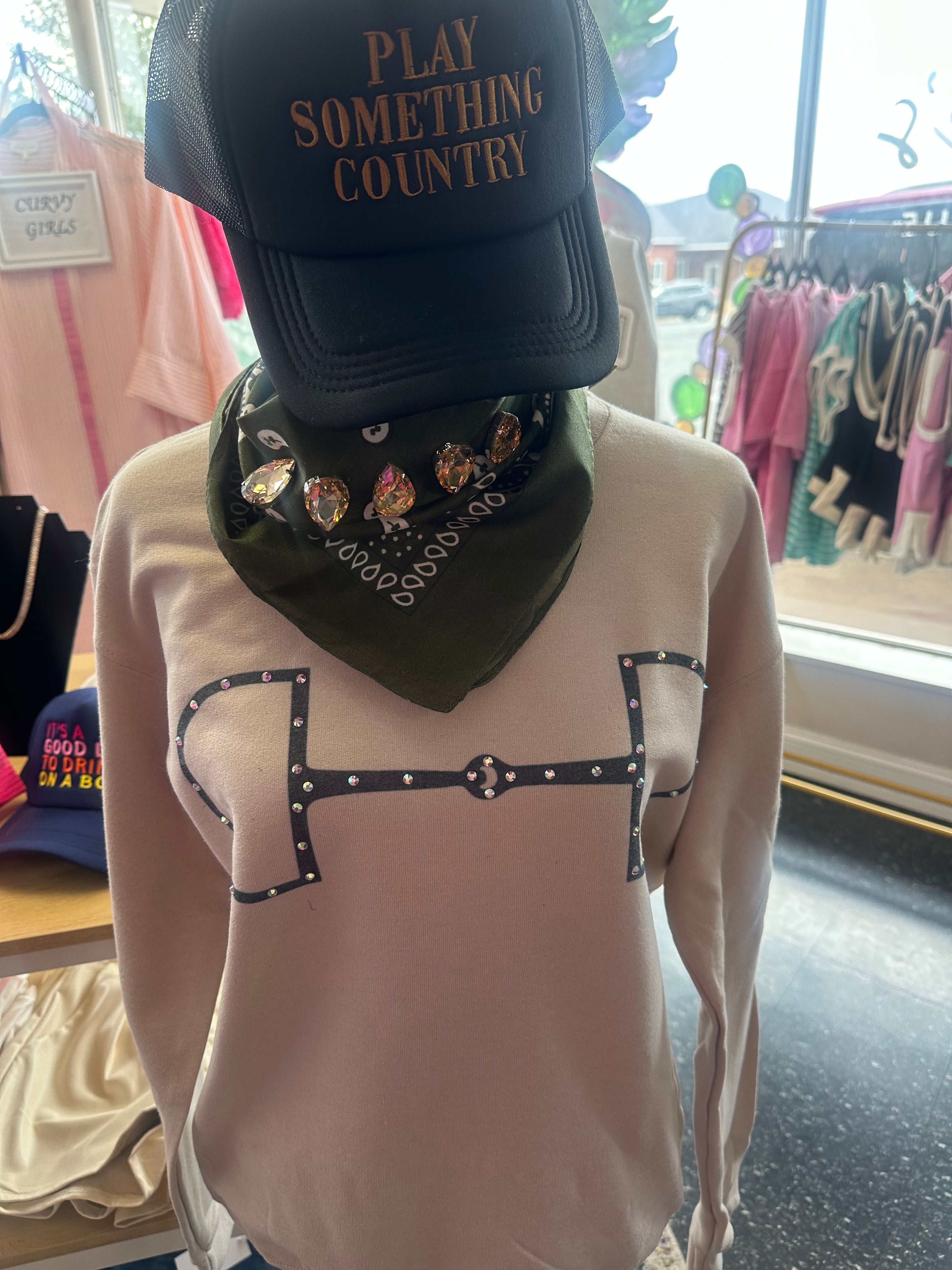 Horse bit Sweatshirt