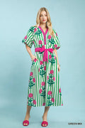 Green mix Umgee dress