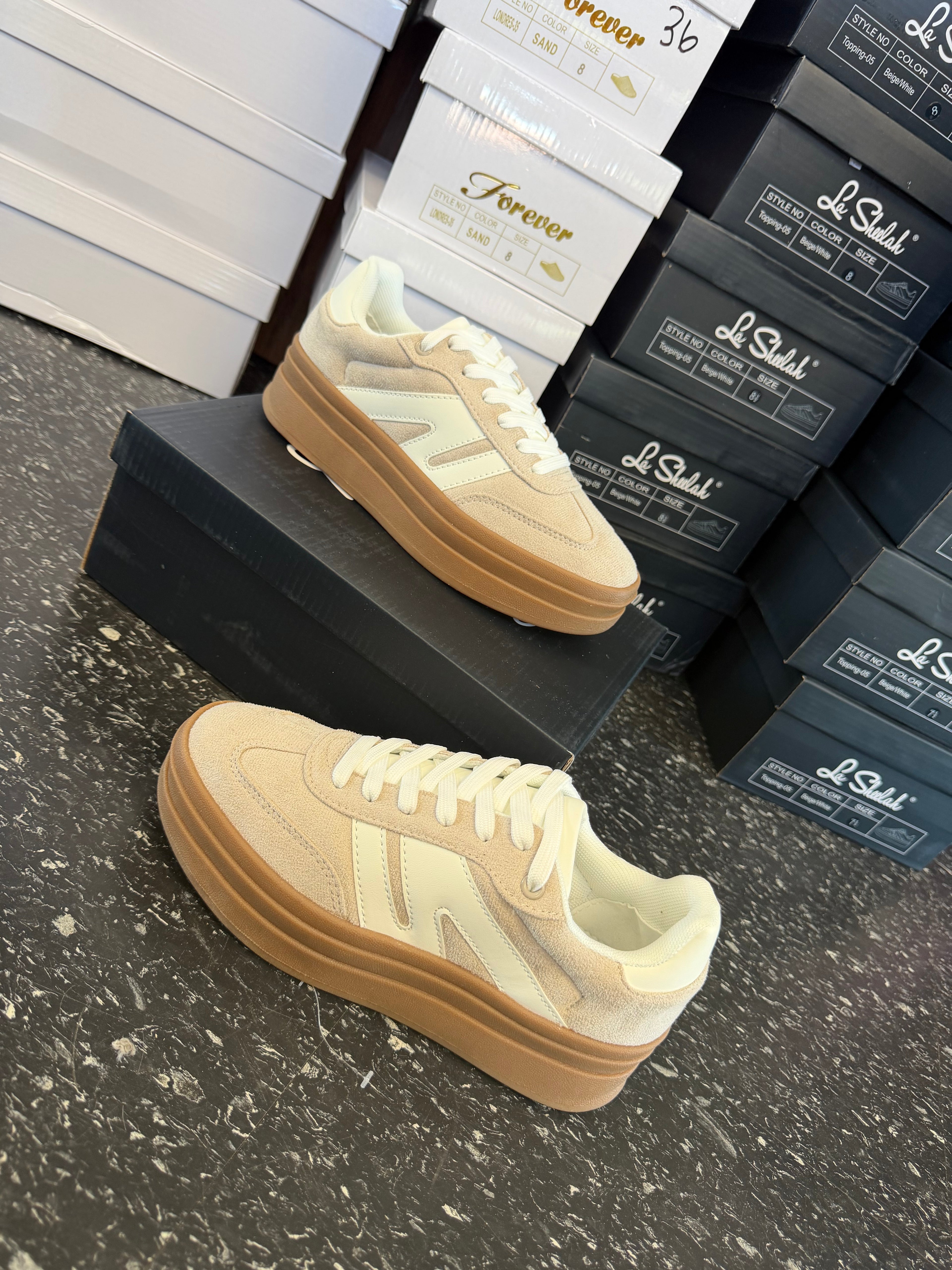 Taupe Sneaker