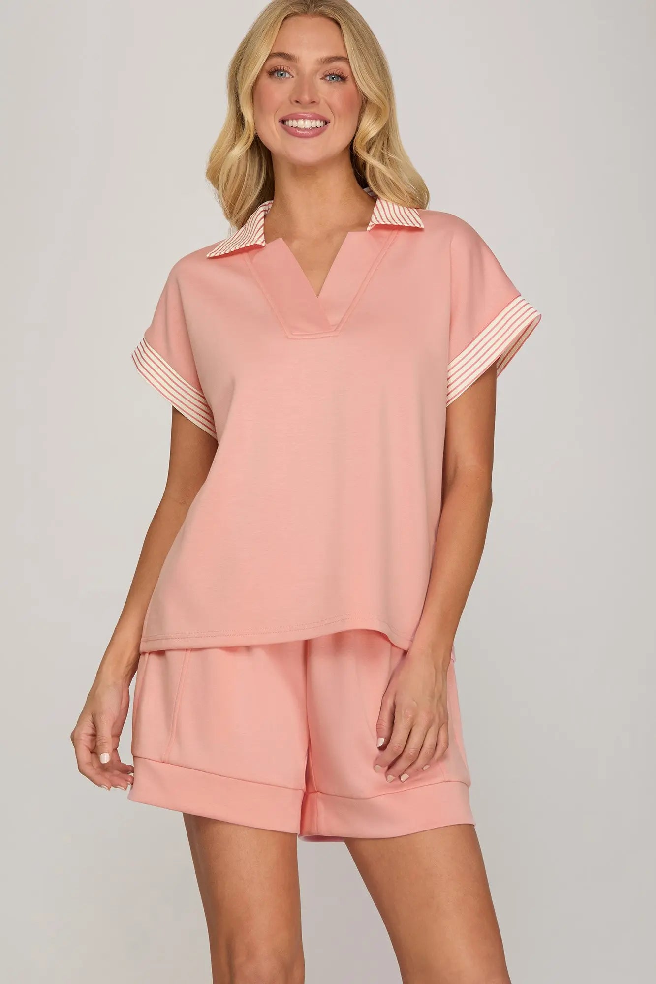 Light Pink set with collar