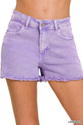 Purple zenana shorts