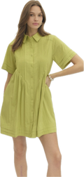 Green short dress