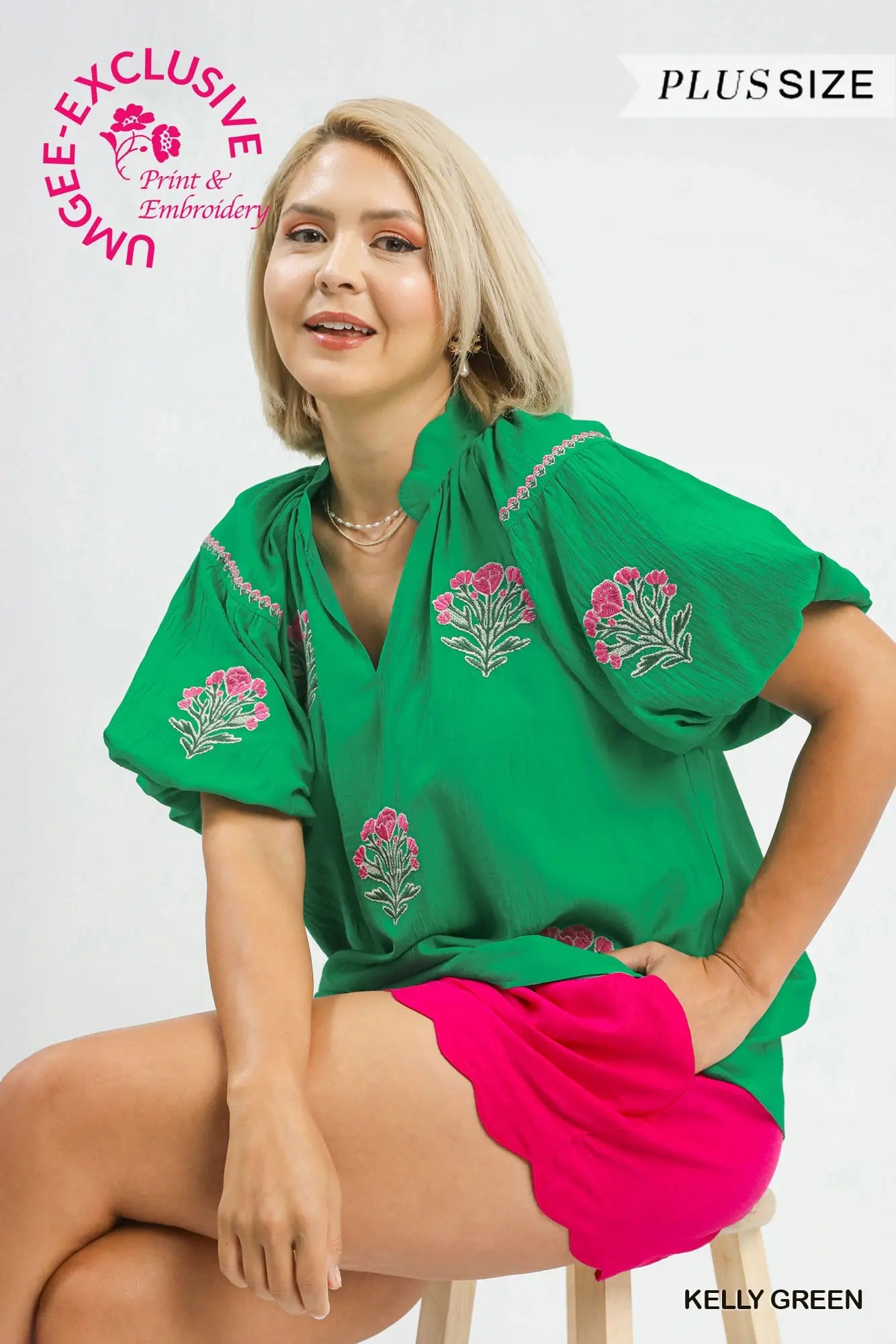 Umgee Kelly green kurvy