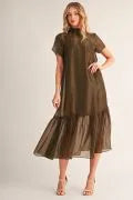 Jodifl long brown dress