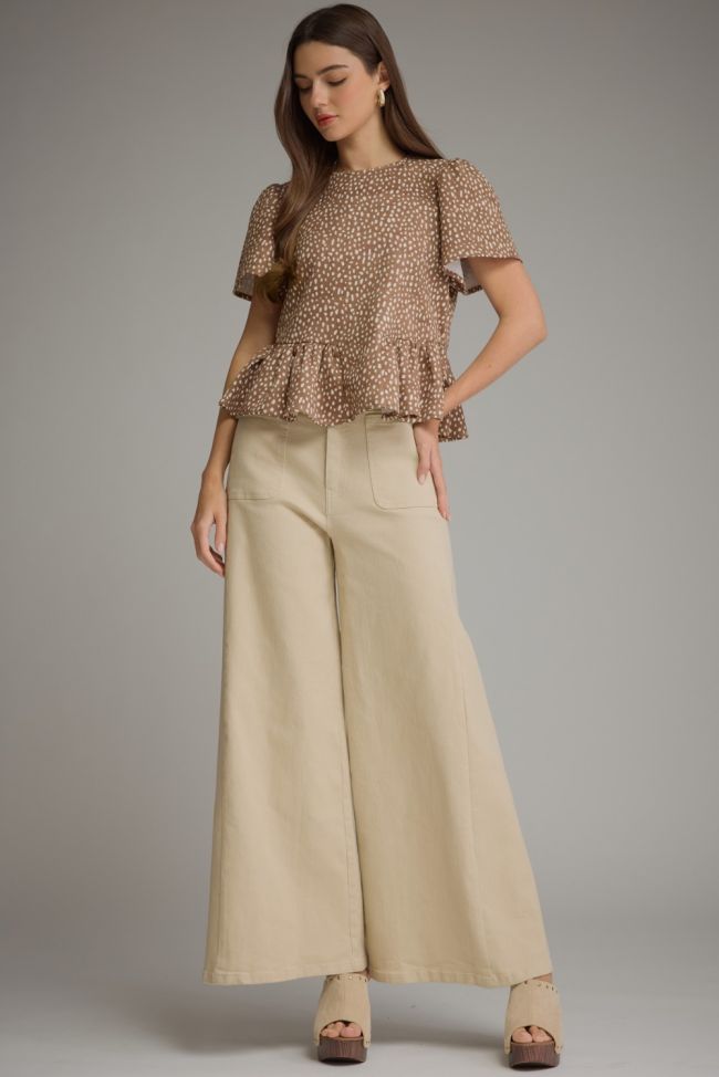 Entro antelope cropped top