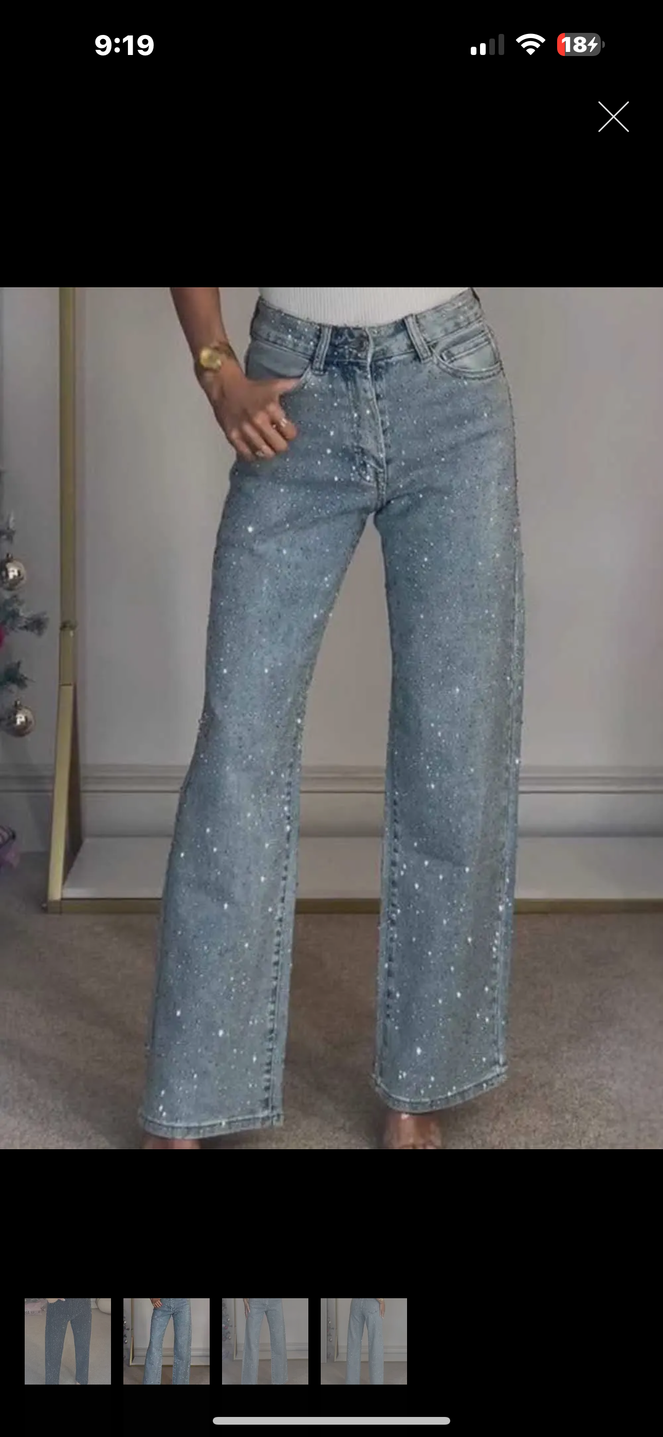 Rhinestone Jeans